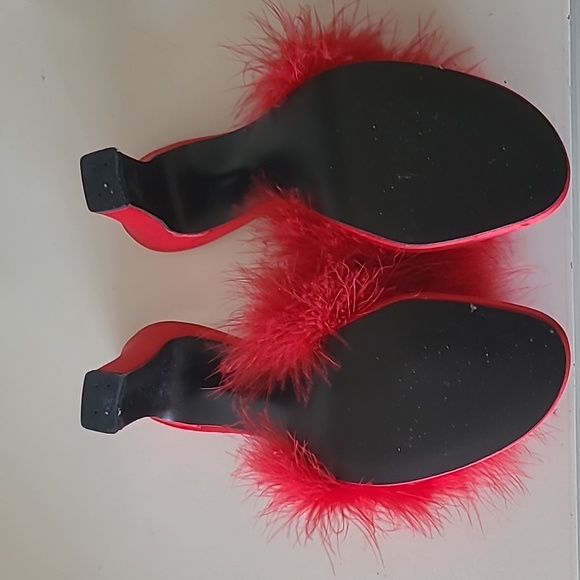 JACQUES LEVINE Platform Boudoir Shoes - Picture 6 of 7